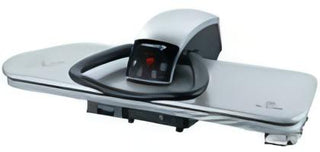 HD101 Press Silver 100cm Extra Large Ironing Press with Free Iron Attachment, Cover, Foam and Filter