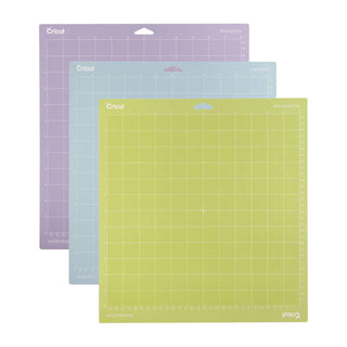 3 x Cricut compatible mat set (First edition) Strong grip, light grip and standard grip.