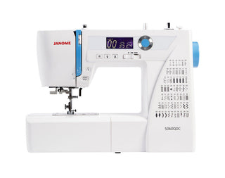 Janome 5060QDC Sewing Machine with Extension table and Bonus Quilting Foot Set