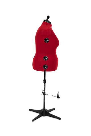 Adjustoform * made in the UK * Diana Dress Form (Cherry Red) available in 5 sizes with 12 adjusters