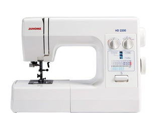 Janome HD2200 Sewing Machine - Power, elegance and simplicity in a robust metal body