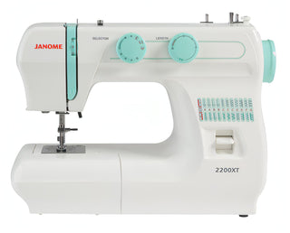 Janome 2200XT Sewing Machine - 22 stitch patterns, drop feed for free motion sewing