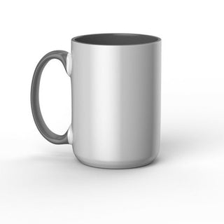 Cricut Beveled Ceramic Mug White/Grey - 425ml