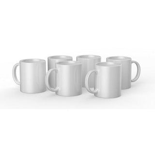 Cricut White Ceramic Blank Mug - 12oz/350ml (Pack of 6)