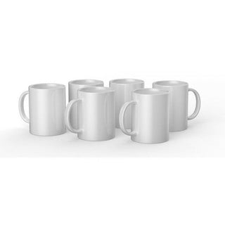 Cricut White Ceramic Blank Mug - 425ml (Pack of 6)
