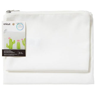 Cricut Blank Cosmetic Bag (Pack of 3)