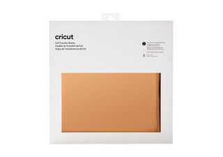 Cricut Rose Gold Foil Transfer Sheets 30x30cm (Pack of 8 Sheets)