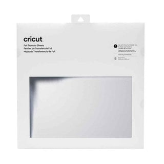 Cricut Silver Foil Transfer Sheets 30x30cm (Pack of 8 Sheets)