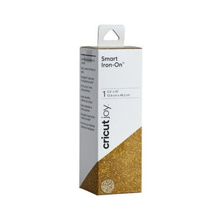 Cricut Smart Iron-On - Gold Glitter 5.5 x 19 Inch Roll