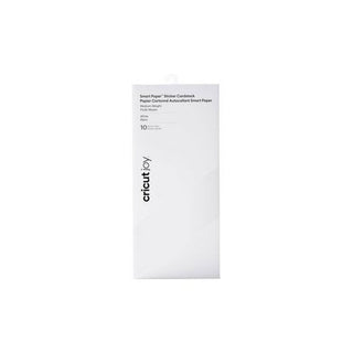 Cricut Smart Sticker Cardstock - White 13.9 x 33cm (Pack of 10 Sheets)